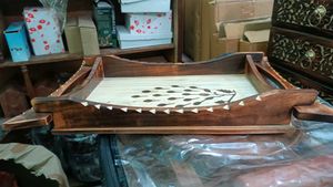 New Designer Wooden Tray Set