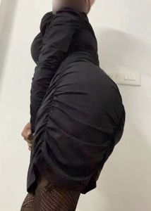 Black Bodycon Mini Dress
