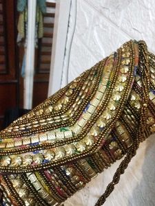 Golden Clutch Purse