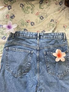 Wide Leg Denim Jeans