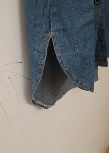 Long Denim Dress.Thick Soft Material. Casual Wear