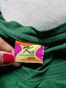 Cute Green Graphic Girls T-Shirt