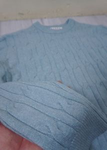 Light Blue Knit Sweater