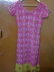 Churidar Kurta Set With Dupatta.