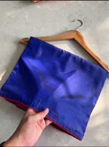 Blue Sana Silk Saree