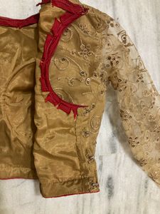 Thrifted Golden Lehanga