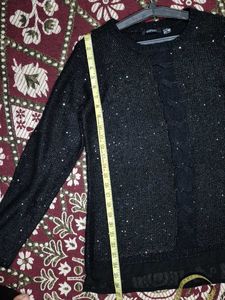 Sparkly Black Sweater