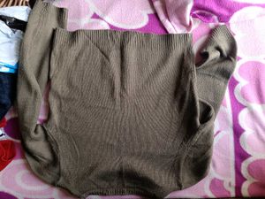 Casual Brown Pullover