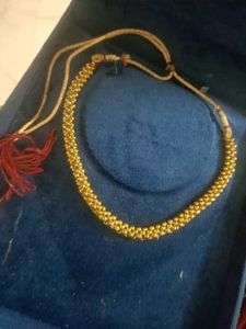 Gold Beaded Necklace