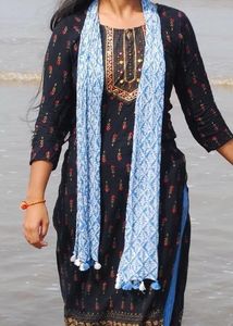 Printed Kurti with T Shirt