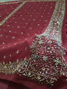 Zardozi Sareee Heavy Saree Need Dry Clean 🫧