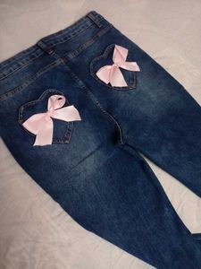 SHEIN Boot cut Blue Denim Jeans