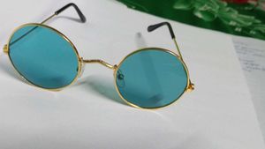 Blue Lens Round Sunglasses