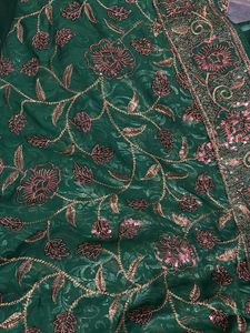 Green Saree