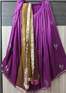 LEHENGA WITH NET DUPATTA