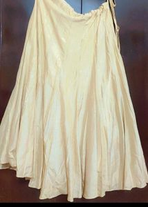 Light Orange Kurta Golden Skirt &amp; Dupatta 40 Bust