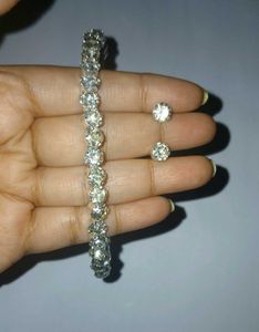 CZ/ AD choker Set