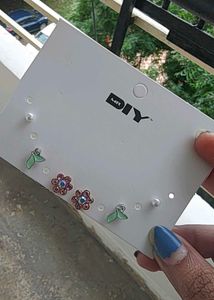 Cute Earring Set ( Of 3 )