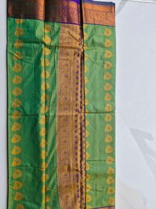 Green Ethnic Saree