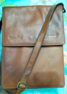 Leather Messenger Bag