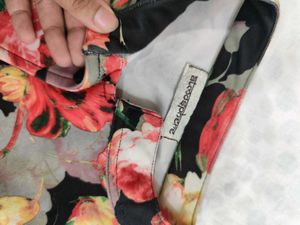 Floral Print Crop Top Jacket (Extra Sleeves)