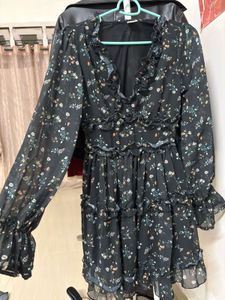 Floral Print Mini Dress