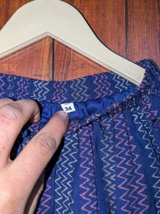 Pink Frock &amp; Blue Skirt (Jama) – Size 32 | Elegant