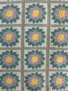 Floral Crochet Pouch