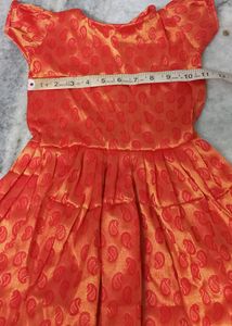 kids shiny frock