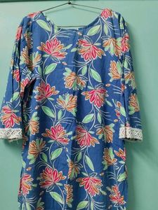 Floral Print Kurta For Women