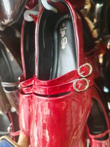 Red Patent Leather Mary Janes