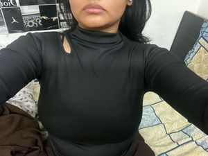 Chic Black Long Sleeve Top