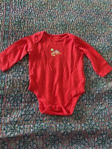 Mothercare Red Baby Bodysuit