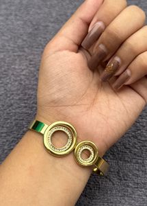 Gold Circle Bangle