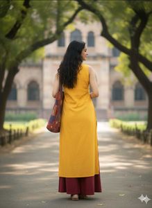 Ethnic Yellow Kurta