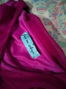 Purple Ruffle Layered Dress
