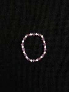 Lilac Pearl Bracelets