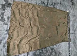 Tan Colour Satin Silk  Skirt