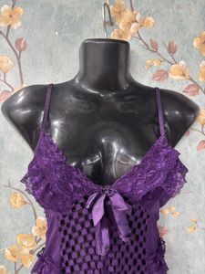 Purple Lace Nightsuit