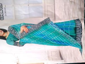 Latest fashion trends Elegant Teal Saree