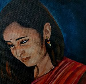 Puja Preparation Painting
