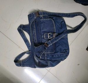 Denim Shoulder Bag