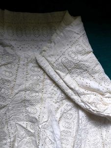 Cotton Crochet Short Skirt