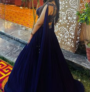Elegant Blue Lehenga Choli