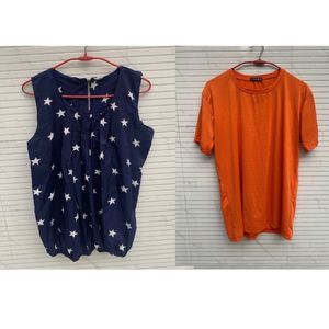 30₹ Shipping Off Top And Tee Combo