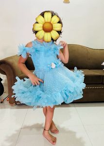 Cute Blue Party Dress For Girls