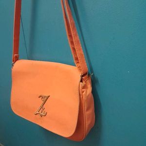 Orange Crossbody Sling Bag