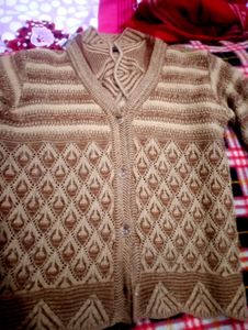 Patterned Knit Cardigan