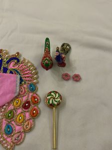 Krishna Idol Outfit &amp; Accessories