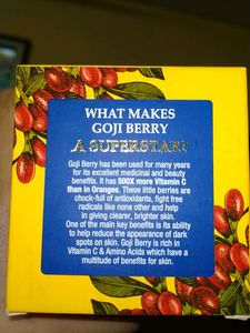 Goji Berry DAY CREAM + SPF 15 With Vitamin C